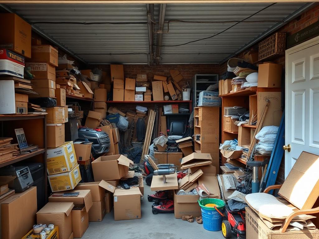 Single-car garage in Tacoma before and after professional cleanout by Garage Rescued before